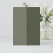 Moderne Green Split Card - individuell anpassbar Karte (Stehend Vorderseite)