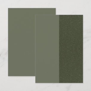 Moderne Green Split Card - individuell anpassbar Karte