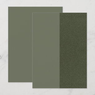 Moderne Green Split Enclosure Card - Anpassen Begleitkarte