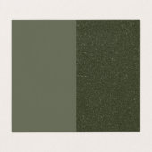 Moderne Green Split Faltkarte Visitenkarten (Außenseite Aufgefaltet)