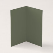 Moderne Green Split Faltkarte Visitenkarten (Innenseite)