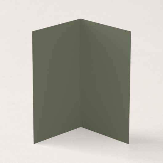 Moderne Green Split Faltkarte Visitenkarten (Innenseite)