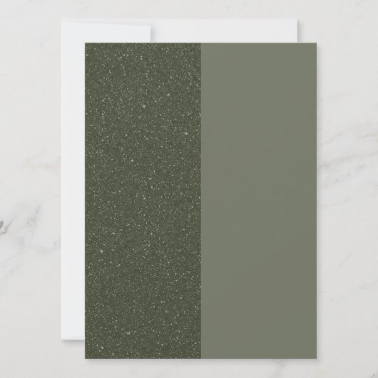 Moderne Green Split Flat Card - individuell anpass (Vorderseite)