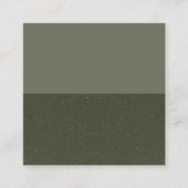 Moderne Green Split Insert Card - individuell anpa Rabattkarte (Vorderseite)