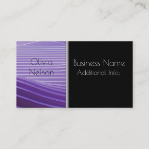 Moderne Green Strips Business Card 3 Visitenkarte