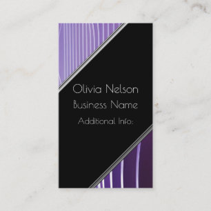 Moderne Green Strips Business Card 4 Visitenkarte