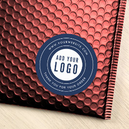 Moderne Grenzübergänge hinzufügen Ihr Logo dank be Runder Aufkleber