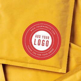 Moderne Grenzübergänge hinzufügen Ihr Logo dank be Runder Aufkleber