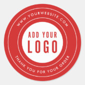 Moderne Grenzübergänge hinzufügen Ihr Logo dank be Runder Aufkleber (Vorderseite)