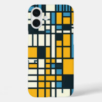 Moderne Gridabstraktion - Mondrian-Inspiriert Geom