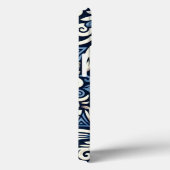 Moderne griechisch-blaue Muster Case-Mate iPhone Hülle (Rückseite / Rechts)