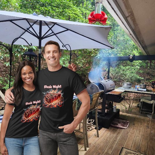 Moderne Grillabend T-Shirt