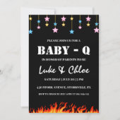 Moderne Grillen Baby Dusche Einladungen (Vorderseite)