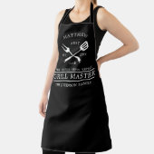 Moderne GRILLEN Grill Master Fathers Day Geschenke Schürze (InSitu)