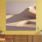 Moderne große Beige Abstrakt zeitgenössisch Leinwanddruck (Insitu (Wohnzimmer))