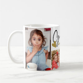 Moderne Großkinder machen Life Grand 4 Foto Collag Kaffeetasse