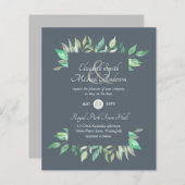 Moderne Grünanlage Hochzeitsbudget (Vorne/Hinten)