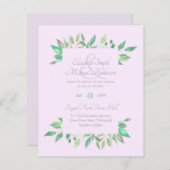 Moderne Grünanlage Hochzeitsbudget (Vorne/Hinten)