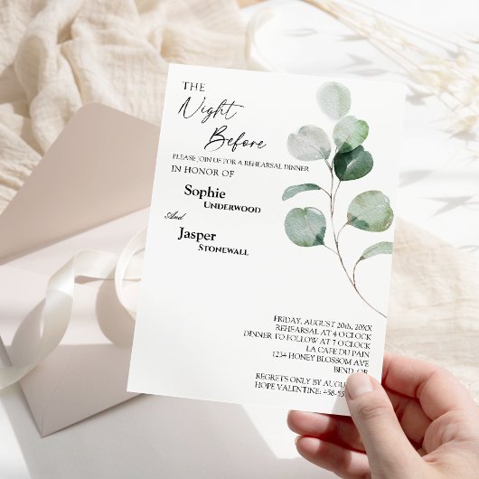 Moderne Grünanlage Weiße Nacht vor Probe Einladung