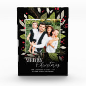 Moderne Grünanlagen Weihnachtsfeiertag Fotoblock (Vorderseite)