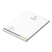 Moderne Grundstücke-Notizblock Notizblock (Rotiert)