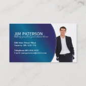 Moderne Grundstücksmakler-Visitenkarte Visitenkarte (Rückseite)