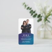 Moderne Grundstücksmakler-Visitenkarte Visitenkarte (Stehend Vorderseite)