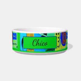 Moderne grüne Abstrakte Inspiration aus Matisse Napf