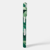 Moderne grüne Blätter Muster-Telefongehäuse Case-Mate iPhone Hülle (Rückseite / Rechts)