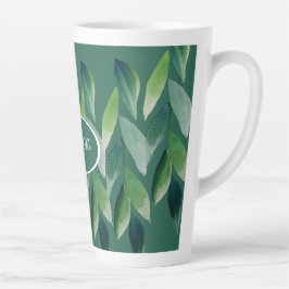 Moderne grüne Bohemische Natur Milchtasse