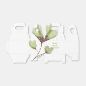 Moderne grüne Boho Kalligraphie Hochzeit Vielen Da Geschenkschachtel (Ungefaltet)