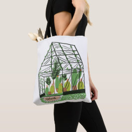 Moderne Grüne Botanische Gewächshaus Tasche