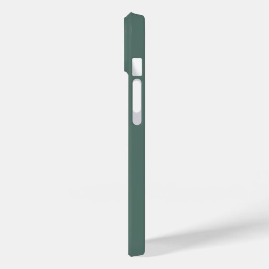 Moderne grüne erste minimale zeitgenössische Case-Mate iPhone hülle (Rückseite / Links)