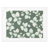 Moderne grüne Eukalyptusblatt-Frühlings-Tischdecke Tischdecke (Vorderseite (Horizontal))