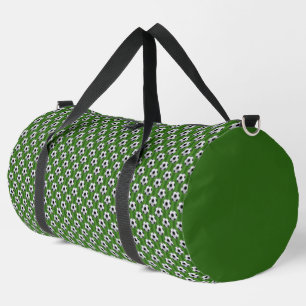Moderne grüne europäische Fußballmuster Duffle Bag