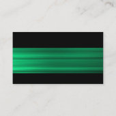Moderne - Grüne Farbe Visitenkarte (Rückseite)