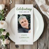 Moderne Grüne Feier des Programms zur Erinnerung a Werbekarte