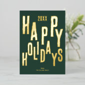 Moderne grüne Feiertage Weihnachten (Stehend vorne)