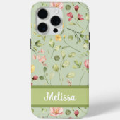 Moderne Grüne Frühlingsfrühlingssonne Wildblumen Case-Mate iPhone Hülle (Rückseite)