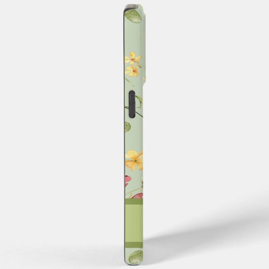 Moderne Grüne Frühlingsfrühlingssonne Wildblumen Case-Mate iPhone Hülle (Rückseite / Rechts)