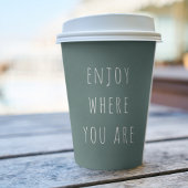 Moderne Grüne genießen, wo Sie positive Angebote s Pappbecher