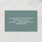 Moderne Grüne genießen, wo Sie positive Angebote s Visitenkarte (Rückseite)