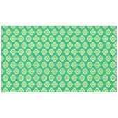 Moderne, grüne Geometrie des Retromodells Mitte de Tischdecke (Vorderseite (Horizontal))
