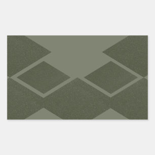 Moderne, grüne geometrische Aufkleber