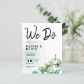 Moderne, grüne Grünanlage laden wir zu einer Hochz (Stehend Vorderseite)