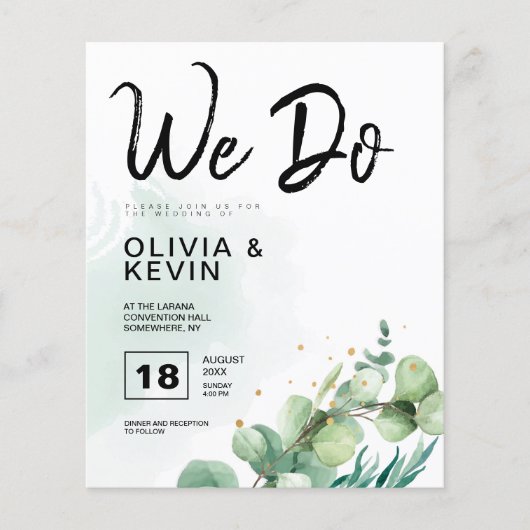 Moderne, grüne Grünanlage laden wir zu einer Hochz (Vorderseite)