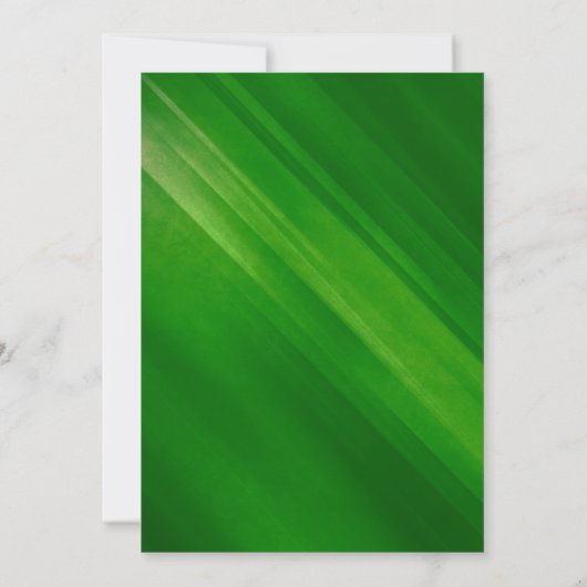 Moderne grüne Grunge Bar Mitzvah Einladungen (Rückseite)