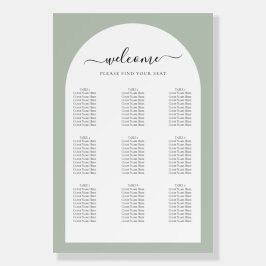 Moderne Grüne Hochzeitssattelarme