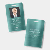 Moderne grüne Imitate - Identifikation des metalli Ausweis (Vorder- & Rückseite)