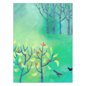 Moderne grüne Landschaft Tischdecke (Vorderseite)